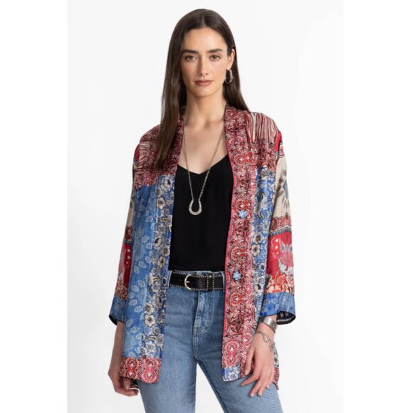 Johnny Was Jade Kimono Size Large - Picture 7 of 9